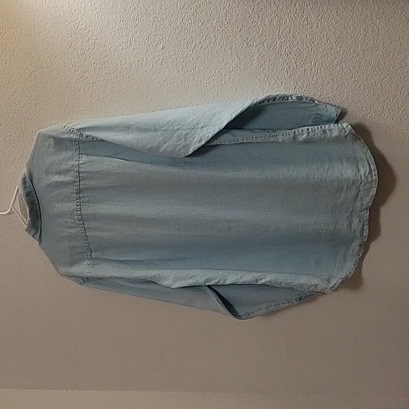 Tommy Bahama Linen Button-down - Aqua - Medium - Picture 13 of 14